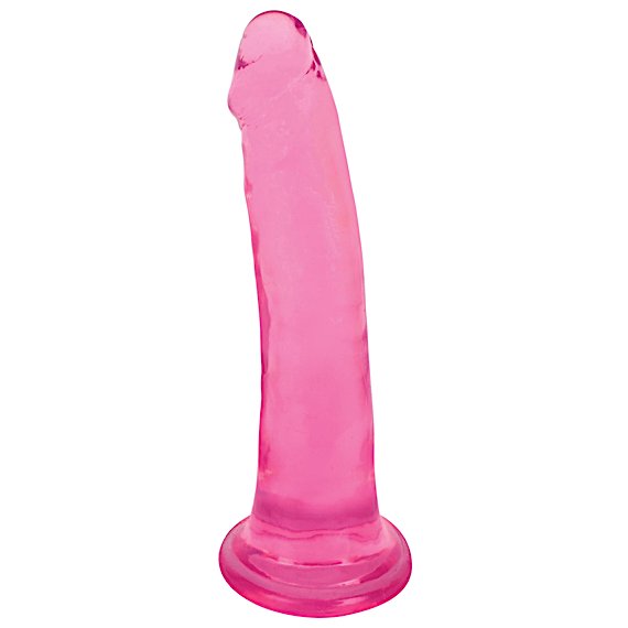 8 Inch Slim Stick Cherry Ice Dildo