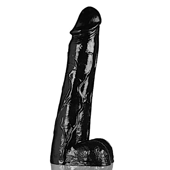 Moby Huge 3 Foot Tall Super Dildo - Black